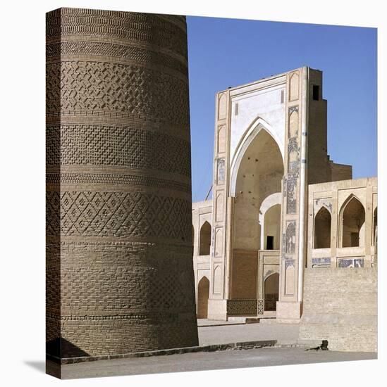 Kalian Mosque in Bukhara, 16th Century-CM Dixon-Stretched Canvas