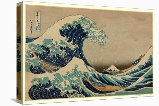 Kanagawa Oki Nami Ura-Katsushika Hokusai-Premier Image Canvas