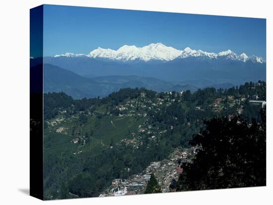 Kanchenjunga Massif Seen from Tiger Hill, Darjeeling, West Bengal State, India-Tony Waltham-Premier Image Canvas