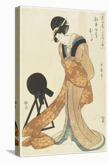 Kanpei's Wife Okaru, January 1806-Kitagawa Utamaro-Premier Image Canvas