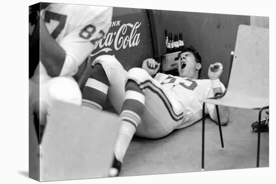 Kansas City Chiefs Linebacker E. J. Holub, Super Bowl I, Los Angeles, California January 15, 1967-Bill Ray-Premier Image Canvas