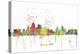 Kansas City Missouri Skyline MCLR 1-Marlene Watson-Premier Image Canvas