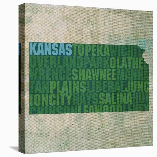 Kansas State Words-David Bowman-Premier Image Canvas