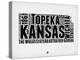 Kansas Word Cloud 2-NaxArt-Stretched Canvas