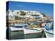 Karavostasis Village and Principal Port, Folegandros, Cyclades Islands, Greek Islands, Aegean Sea,-Tuul-Premier Image Canvas