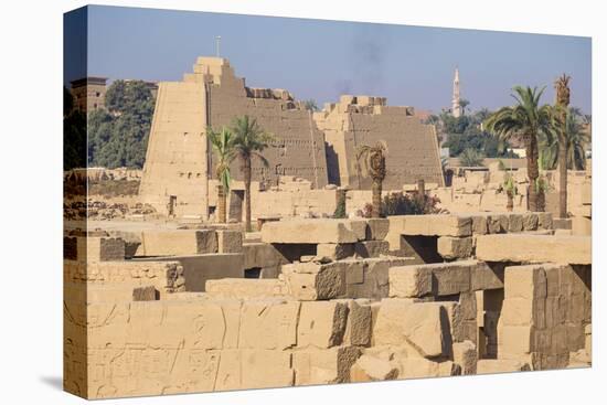 Karnak Temple, UNESCO World Heritage Site, near Luxor, Egypt, North Africa, Africa-Jane Sweeney-Premier Image Canvas