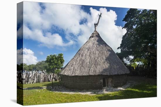 Karnak tribal compund, Saint Joseph, Ouvea, Loyalty Islands, New Caledonia, Pacific-Michael Runkel-Premier Image Canvas