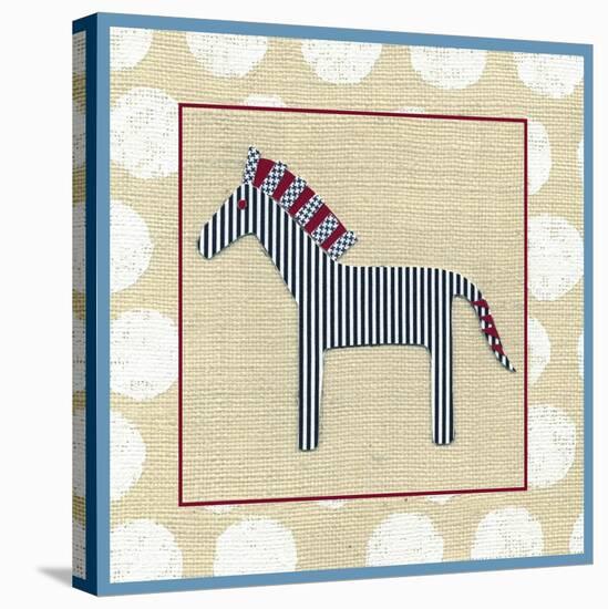 Katherine's Zebra-Chariklia Zarris-Stretched Canvas