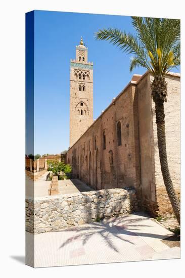 Katoubia Mosque and Palm Tree in Djemaa El Fna-Matthew Williams-Ellis-Premier Image Canvas