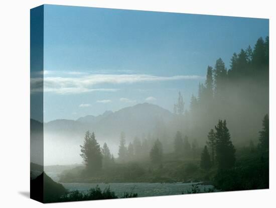 Katun River, Mt. Beluhka, Steppe, Siberia, Russia-Kenneth Garrett-Premier Image Canvas