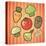Kawaii Smiling Vegetables-diarom-Stretched Canvas