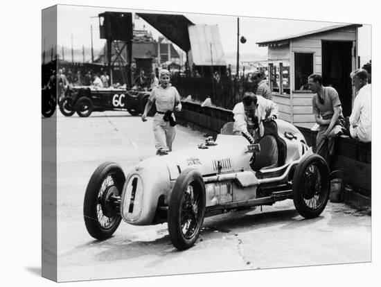 Kay Petre and Austin Seven, Brooklands, 1936-null-Premier Image Canvas