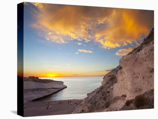 Kayak Camp at Arroyo Blanco, Isla Carmen, Baja, Sea of Cortez, Mexico-Gary Luhm-Premier Image Canvas