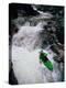 Kayaker Negotiates a Turn-Amy And Chuck Wiley/wales-Premier Image Canvas