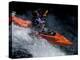 Kayaker on the White Salmon River, Gorge Games, Oregon, USA-Lee Kopfler-Premier Image Canvas