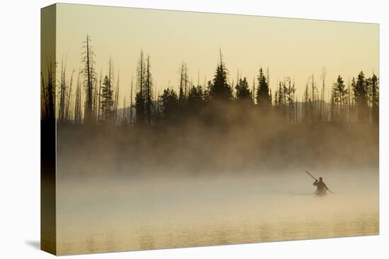 Kayaking Jackson Lake In Grand Teton National Park, WY-Justin Bailie-Premier Image Canvas