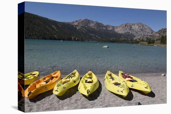 Kayaks - June Lake- Mono County, California-Carol Highsmith-Stretched Canvas