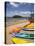 Kayaks on Beach, Paihia, Bay of Islands, Northland, North Island, New Zealand-David Wall-Premier Image Canvas