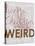 Keep Austin Weird - 1939, Austin Chamber of Commerce, Texas, United States Map-null-Premier Image Canvas