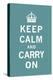 Keep Calm And Carry On I-The Vintage Collection-Stretched Canvas