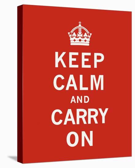Keep Calm And Carry On II-The Vintage Collection-Stretched Canvas