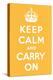 Keep Calm and Carry On-null-Stretched Canvas