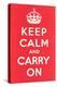 Keep Calm and Carry On-null-Stretched Canvas