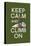 Keep Calm and Climb On-Lantern Press-Stretched Canvas