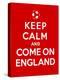 Keep Calm and Come on England-Thomaspajot-Stretched Canvas