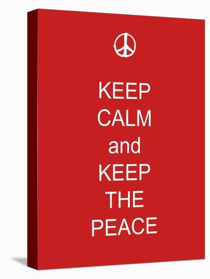 Keep Calm and Keep the Peace-Whoartnow-Premier Image Canvas