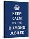 Keep Calm Diamond Jubilee I-The Vintage Collection-Stretched Canvas