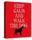 Keep Calm (Labrador)-Ginger Oliphant-Stretched Canvas