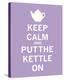 Keep Calm, Lavender Tea-The Vintage Collection-Stretched Canvas