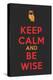 Keep Calm Poster-MishaAbesadze-Stretched Canvas