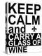Keep Calm-Jan Weiss-Stretched Canvas