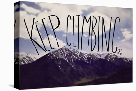 Keep Climbing-Leah Flores-Stretched Canvas