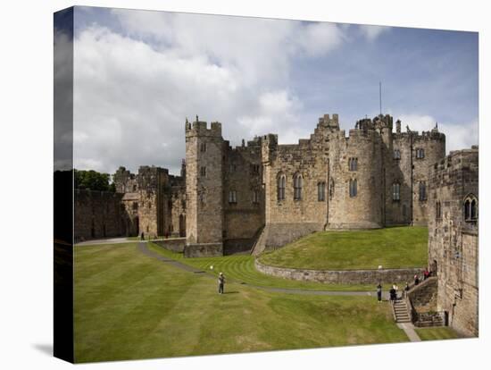 Keep from the Curtain Wall, Alnwick Castle, Northumberland, England, United Kingdom, Europe-Nick Servian-Premier Image Canvas