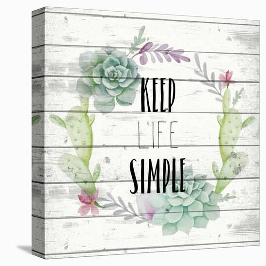 Keep Life Simple-Kimberly Allen-Stretched Canvas