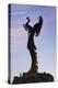 Keeper of the Plains Statue, Wichita, Kansas, USA-Walter Bibikow-Premier Image Canvas