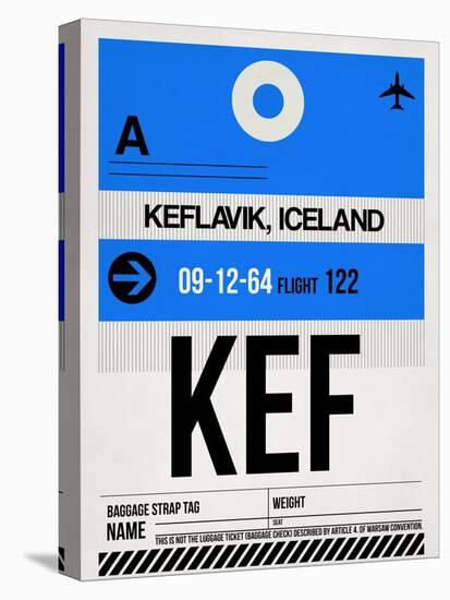 KEF Keflavik Luggage Tag I-NaxArt-Stretched Canvas