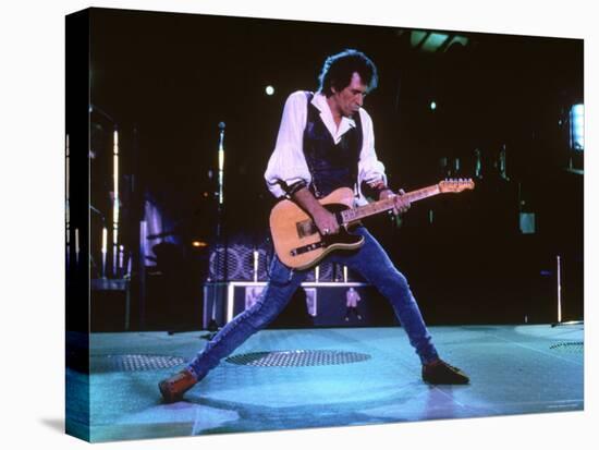 Keith Richards During a Performance by the Rolling Stones-null-Premier Image Canvas