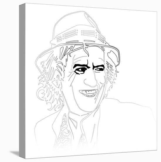 Keith Richards-Logan Huxley-Stretched Canvas