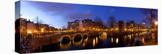 Keizergracht Canal, Leidsegracht Canal, South Holland, Amsterdam, Netherlands-Jim Engelbrecht-Premier Image Canvas