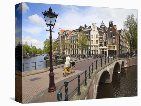 Keizersgracht, Amsterdam, Netherlands, Europe-Amanda Hall-Premier Image Canvas