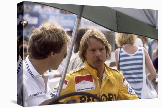 Keke Rosberg at the British Grand Prix, Brands Hatch, Kent, 1982-null-Premier Image Canvas