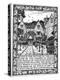 Kelmscott Manor, Gloucestershire, Frontispiece to News from Nowhere, C1892-William Morris-Premier Image Canvas