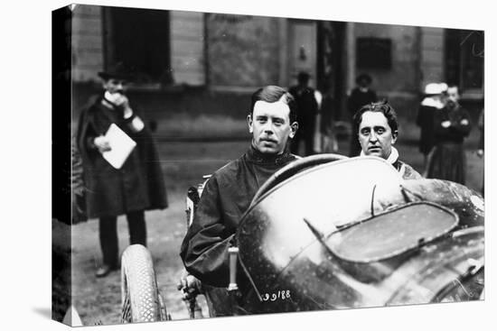Kenelm Lee Guinness Behind the Wheel of a Sunbeam C1913-C1924-null-Premier Image Canvas