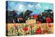 Kent Poppies, 2007-Clive Metcalfe-Premier Image Canvas