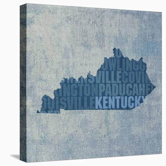 Kentucky State Words-David Bowman-Premier Image Canvas