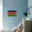 Kenya Flag Design with Wood Patterning - Flags of the World Series-Philippe Hugonnard-Stretched Canvas displayed on a wall